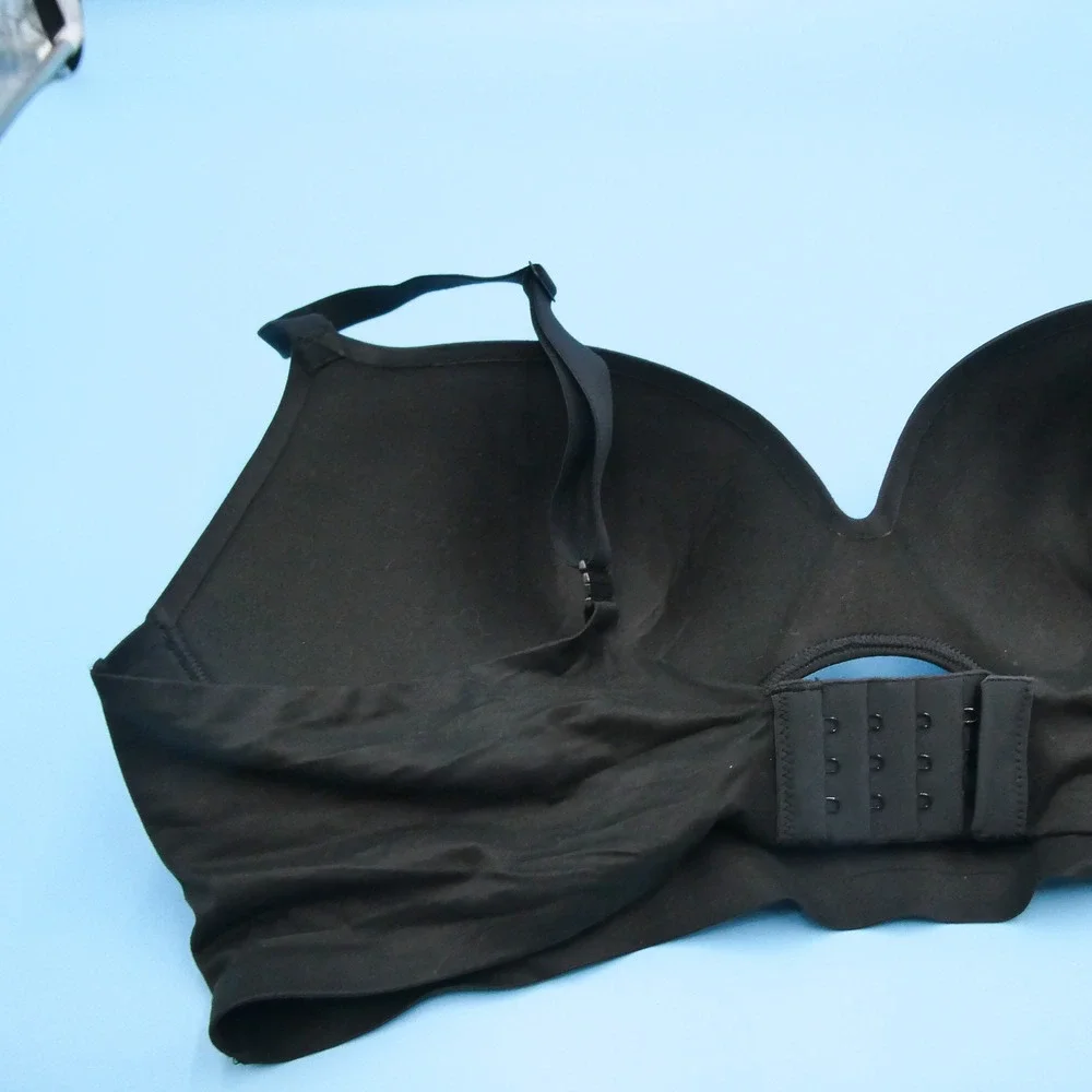 Victoria's Secret Bra‎ Womens 40D Incredible Padded No-Wire Black Nylon Blend
